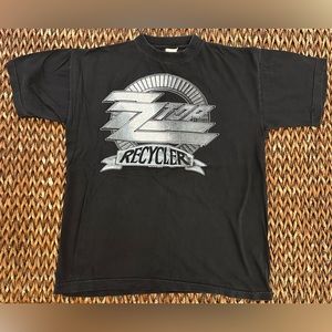Vintage 1991 ZZ Top Recycler Tour tshirt. Size Large. Black.